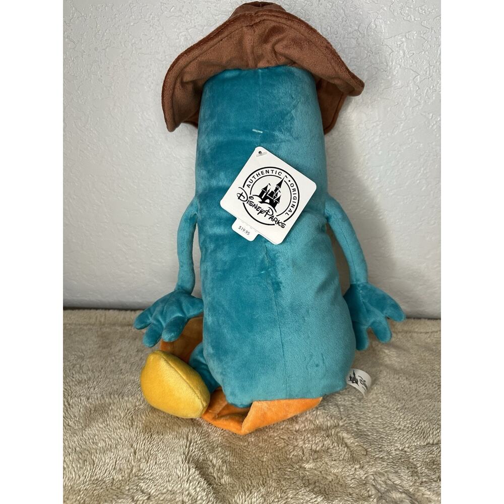 Disney Parks Phineas & Ferb Perry The Platypus Agent 20” Plush Toy - Picture 2 of 6